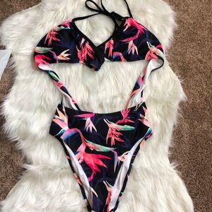 PINK cut-out one piece